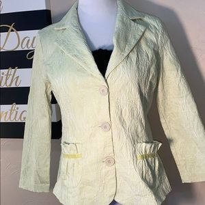 Wish Lime Green Jacket 3/4 Sleeve